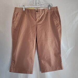 NWT Old Navy The Perfect Capri Women's Size 14R Dusty Rose